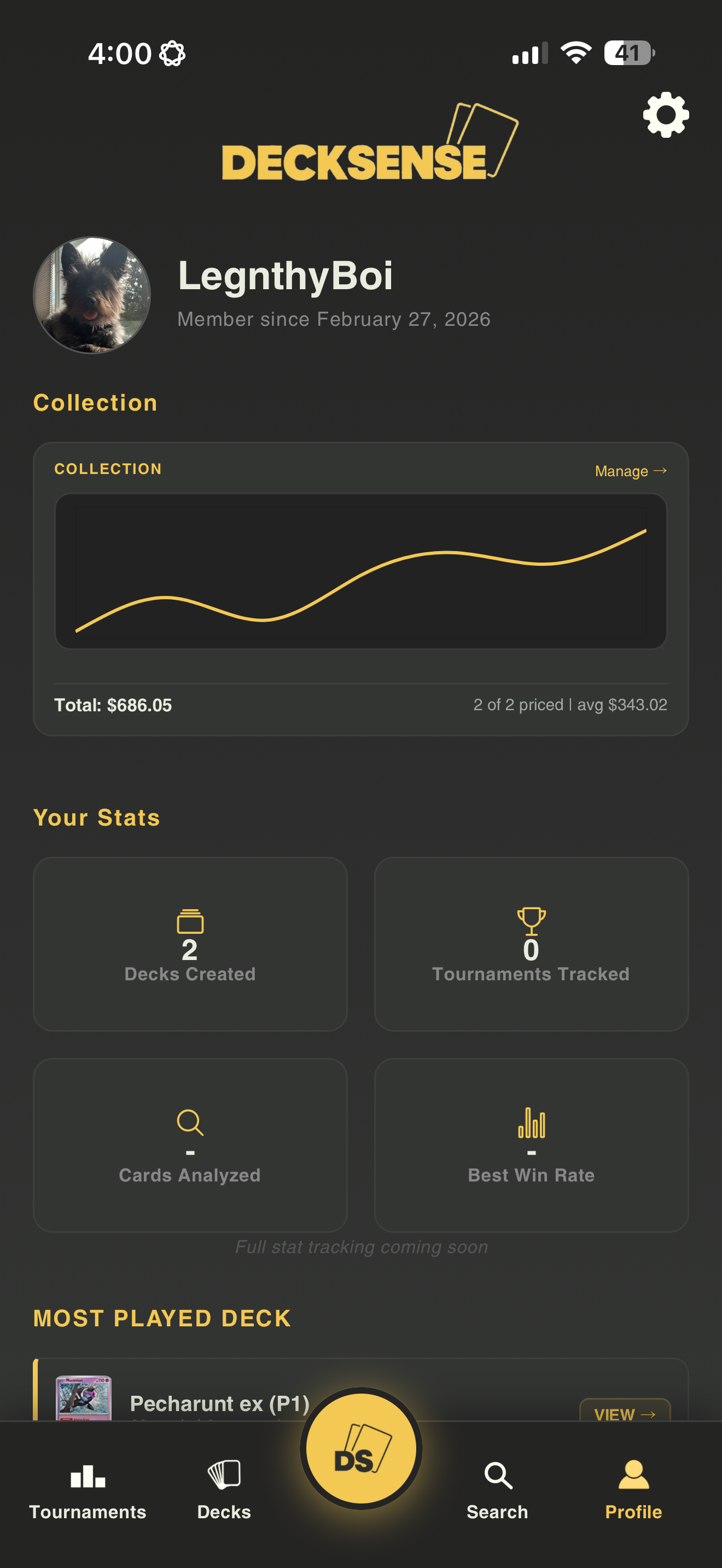 DeckSense — meta and data